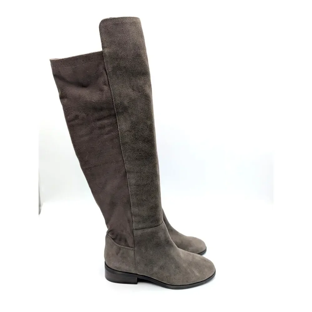 Lucky Brand Calypso Over the Knee Boots Women's Cappuccino Size US7M EU37.5